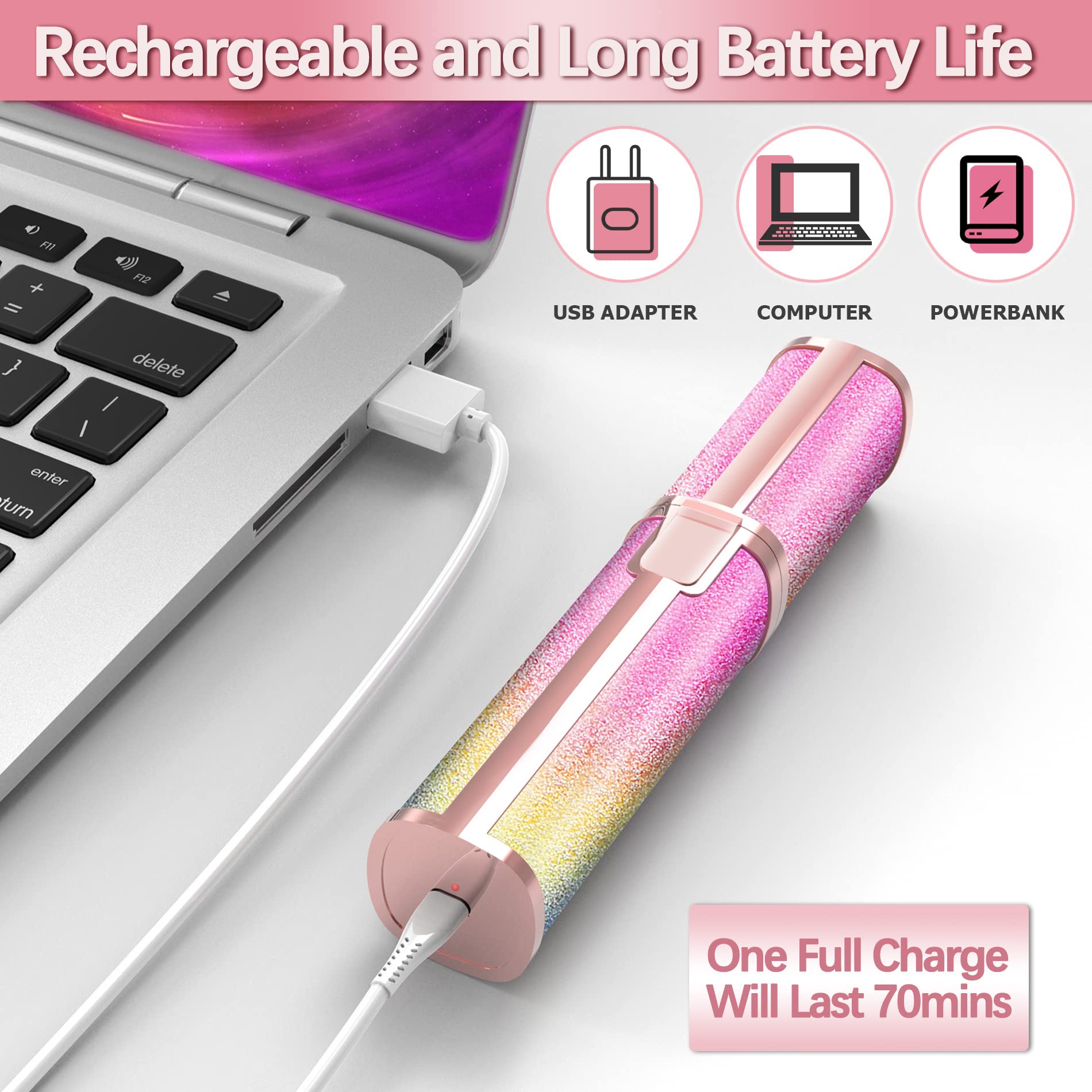 A Portable 2 In 1 Flawless Eyebrow Remover Pain less Hair Remover epilator for women Face, Lips, Nose Hair Trimmer for Men & Women